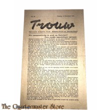Krant Trouw no 22,  dinsdag 12 december 1944 
