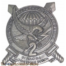 Italy - Folgore 2nd Batt parachutist badge (Spilla Distintivo 2 Btg Tarquinia Paracadusti FOLGORE Esercito Italiano)
