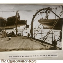 Press photo , WW1 Western front, ships leave the Gulf of Triest