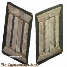 WH/Heer Officier kragenspiegel Sanitater (WH (Heeres) officers'-type collar-tabs officer within medical regiment unit)