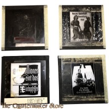 4x Glas negatieven drittes Reich (4x Glass negatives  thirth Reich)