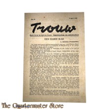 Krant Trouw no 65,  5 april 1945