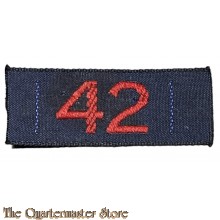 "Cash title" Shoulder flash 42 Royal Marines