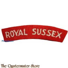 Shoulder flash Royal Sussex Regiment