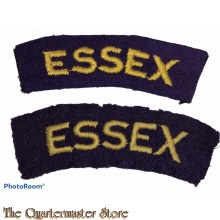 Shoulder flashes Essex Regiment 