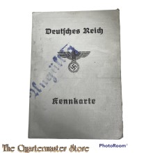 Kennkarte Deutsches Reich  A 02772