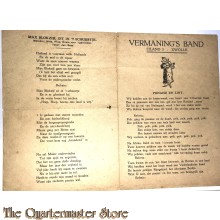 Bevrijdings muziek Vermaning's Band Eiland 3 Zwolle 1945