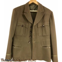 Uniform jacket, wool ,officier O.D. dark Elastique 1942