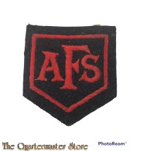 Shoulder badge Auxiliary Fire Service (AFS)