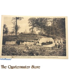 Postcard 1914-18 Bois de la Gruerie (Argonne), Abris de Bombardement. Beschiessungsobdache