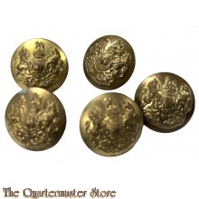 5 KC Brass service dress buttons WW2  (Buttons Ltd)