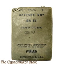 US Army Battery, Dry BA-51