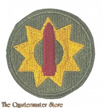 Mouwembleem 9th Coastal Artillery (green back Sleeve patch 9th Coastal Artillery)