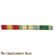 3 piece National Defense Service Ribbon, Armed Forces Reserve and Air Force Small Arms Expert Ribbon