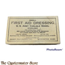 Small first aid dressing Carlisle (kaki carton) sterilized