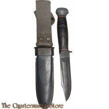 WWII Navy USN Mark 1 Fighting Knife by PAL with Mk1 Scabbard