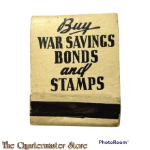 Booklet, matches ,WW2 Buy War-savings bonds 
