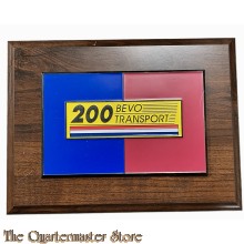 Wandschild 200 BEVO transport
