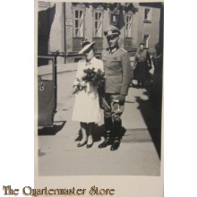 Photo (Mil. Postcard ) 1943 WH Officer's  wedding with dagger