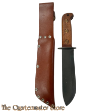 British RAF and Special Forces Survival Knife type D with Leather scabbard 