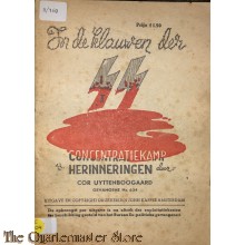 Brochure ;  In de klauwen der SS. Concentratiekamp herinneringen.. Gevangene No. 634