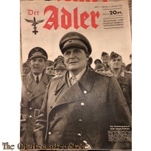Zeitschrift Der Adler heft 1 ,5 jan  1943  (Magazine Der Adler No 1, 5 jan 1943)
