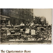 Carte Postal , Barricade Rue Saint- Jaques 