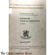 Voorschrift no 2-1360 Handboek voor de chauffeur