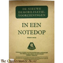 Book - Nieuwe demobilisatie voorzieningen in een notedop 