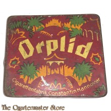 Blechdose Orplid cigaretten (Tin Oplid cigarettes)