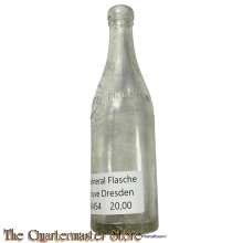 WK1 Mineral Flasche De Struve Dresden ((German Glass Mineral bottle WW1 DE Struve Dresden)