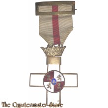 Spain – Order of Military Merit, I Class Cross with White Distinction (Orden del Mérito Militar, Cruz del 1ª Clase con Distintivo Blanco), 1938-1975 issue (Franco period).
