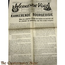 Krant NSB 't Werkende Volk 1e jaargang no 24 woensdag 19 augustus 1942