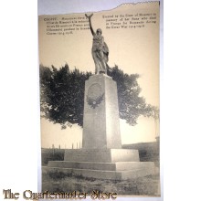 Postcard  Cheppy , monument from the State of Missouri 1917