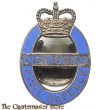 Cold War Civil defence instructor lapel badge 1952-1970