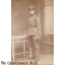 AnsichtsKarte (Mil. Postcard ) 1914 UOff mit Seitengewehr