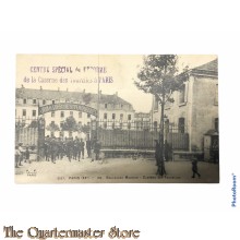 Postkarte 1918, Paris, Boulevard Mortier, Caserne des Tourelles