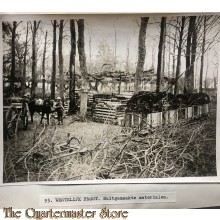 Press photo , WW1 Western front, German equipment confiscated