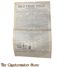 Krant Het vrije Volk 1e jrg no124, donderdag 2 oktobet 1945 