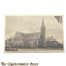 Ansichtkaart 1938 Haren, Gereformeerde Kerk 