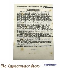 Stencil overgenomen uit Het Ochtendblad vrijdag 8 sept 1944