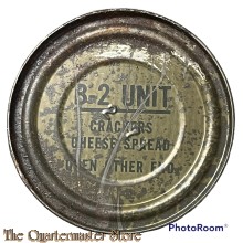 B-2 ration can of Crackers and Cheesespread 1960’s