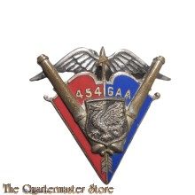 France - Badge Army ,454 GAA Groupe D'artillerie anti-aerienne legere