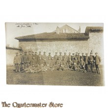 (Studio Photo) Postkarte 1915 Deutscher Soldaten Mach.Gew. Abt.