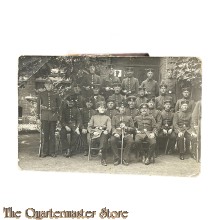 Feldpost karte 1914-18 Photo gruppe Deutsche Unteroffiziere 