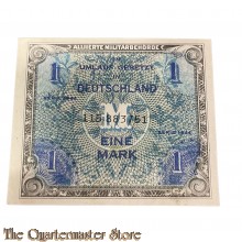 US Army Invasion money 1 Mark 1944