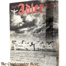 Zeitschrift Der Adler 2 juni 1943 Sonderdruck unverkauflich (Magazine Der Adler 2 juni Heft 1943 marked special, not for sale)