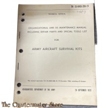 Manual TM 55-8465-206-23 Army Aircraft survival kits