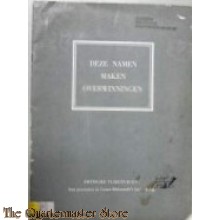 Brochure ; Deze namen maken overwinningen 1945