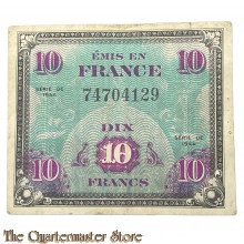 Invasion money 10 Francs 1944